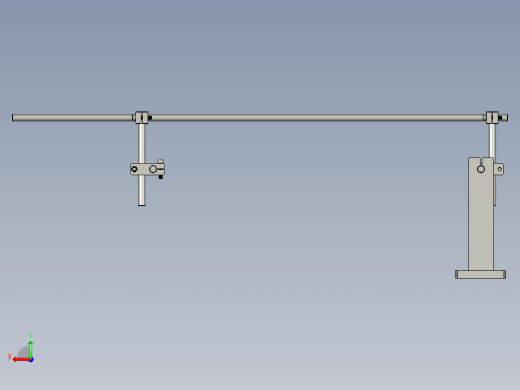 RS-滚胶机第一段宽度调节杆组合后视缩略图