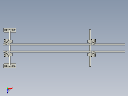 RS-滚胶机第一段宽度调节杆组合俯视缩略图