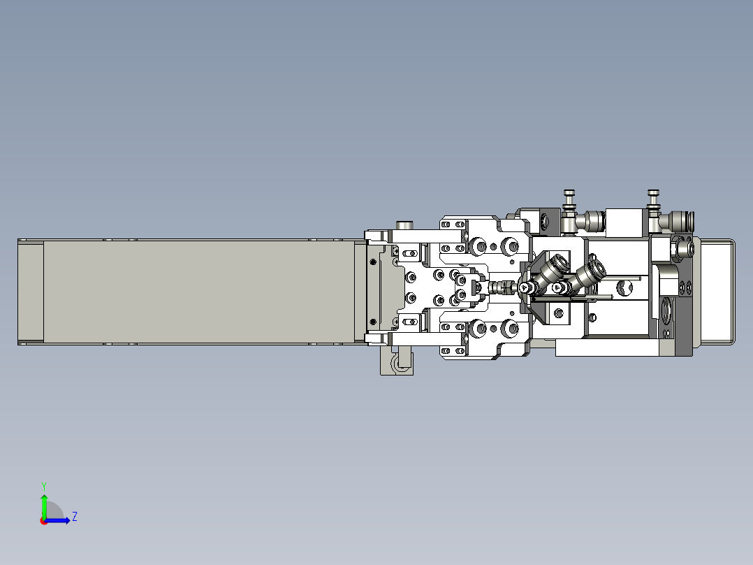 20090102-7100-X1-A1Bending-上刀2模块左视图