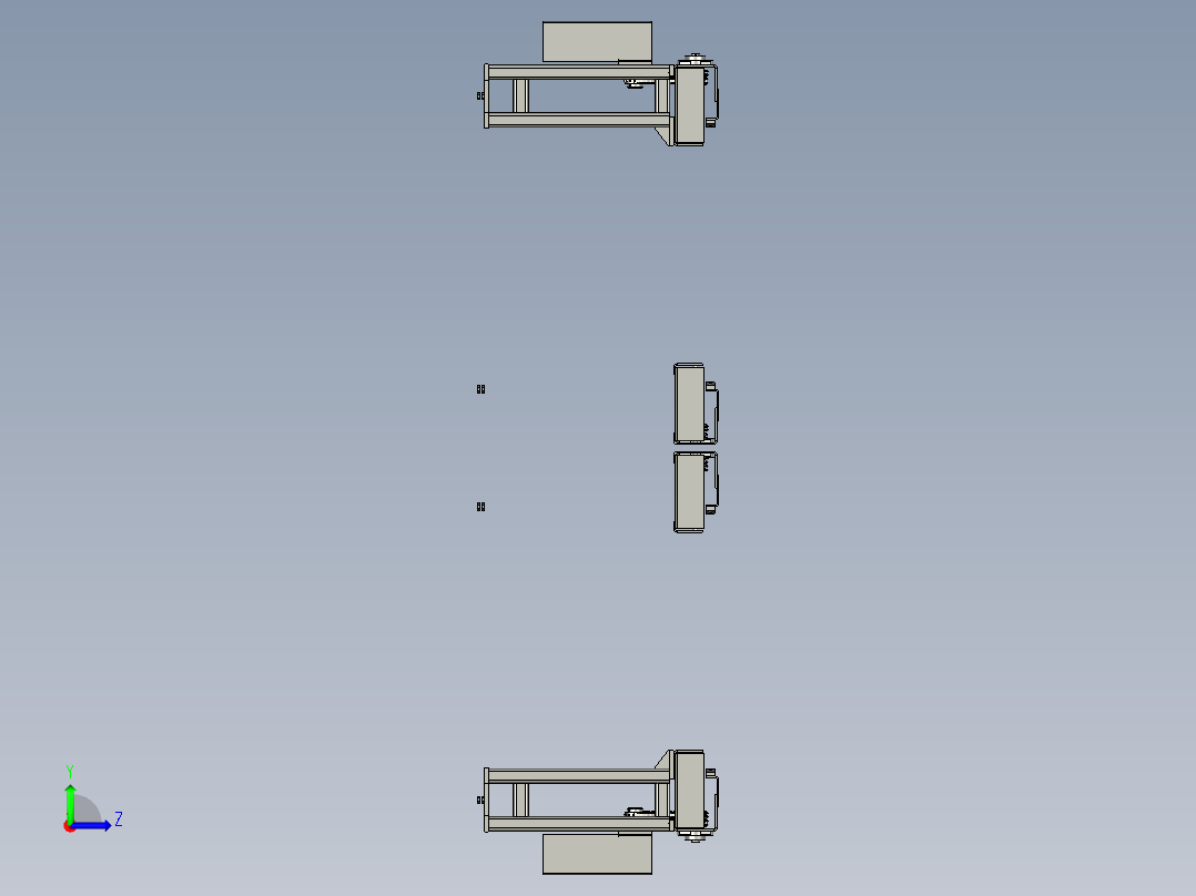 接驳台输送线2左视图