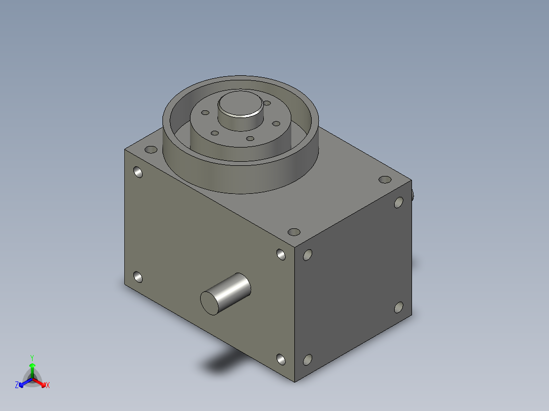 分割器RU45DF042702R正等轴测图