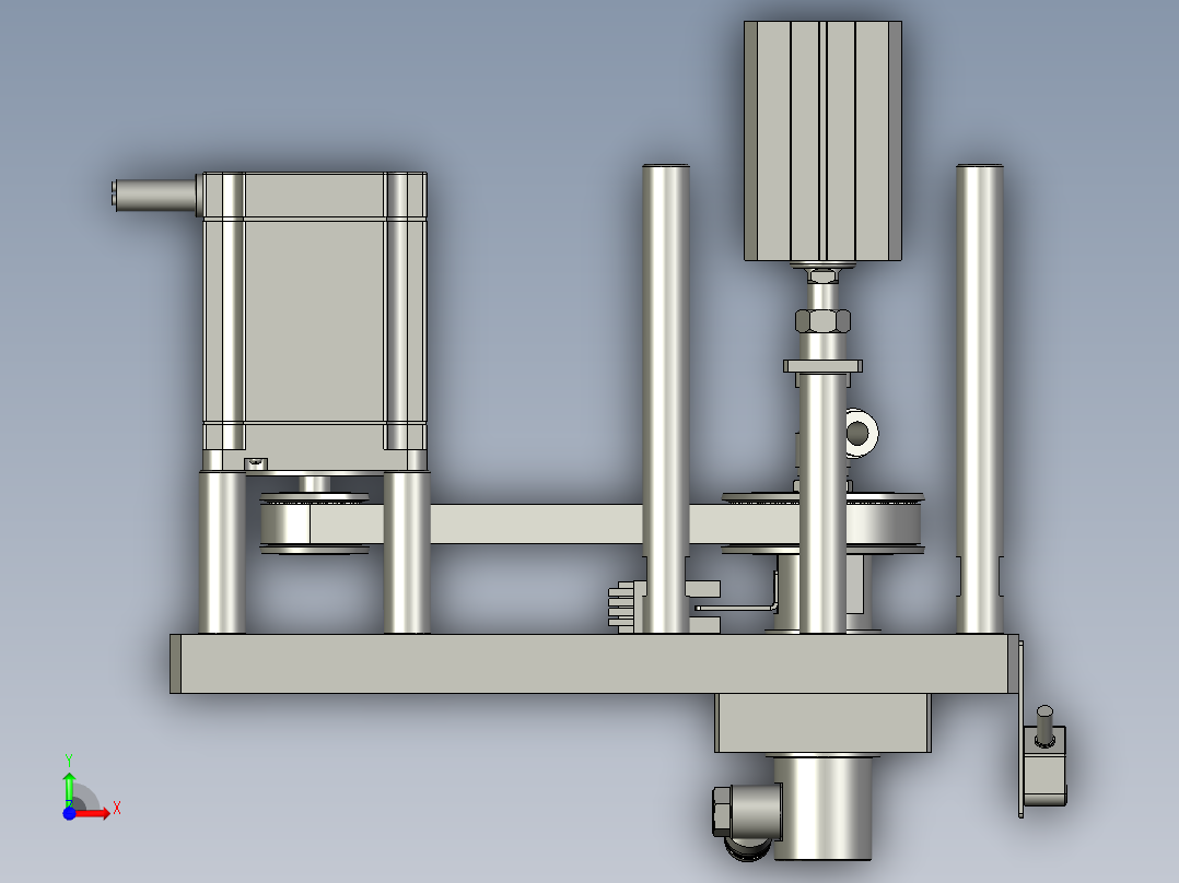 TRD899MINI-122-00卷盘抓取机械手前视图