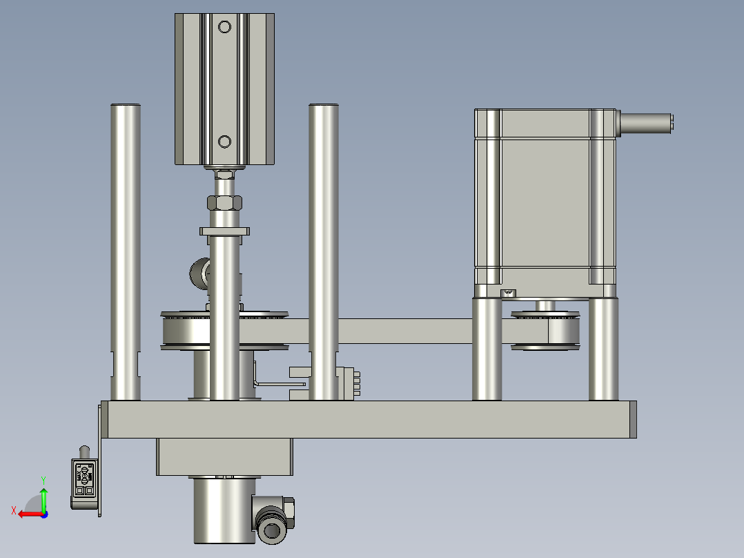 TRD899MINI-122-00卷盘抓取机械手后视图