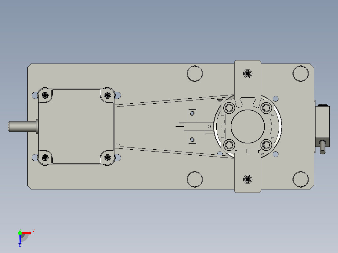 TRD899MINI-122-00卷盘抓取机械手俯视图