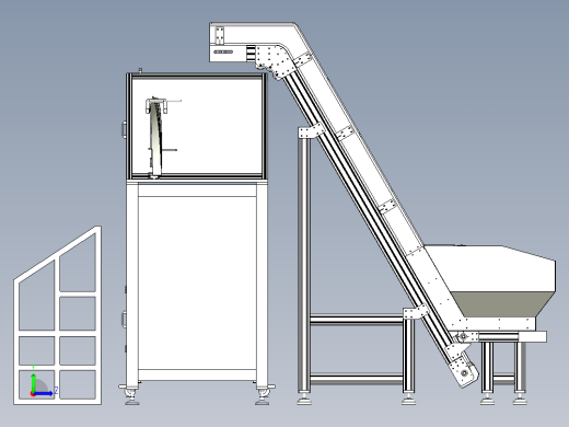 大型槽轮振动盘左视缩略图