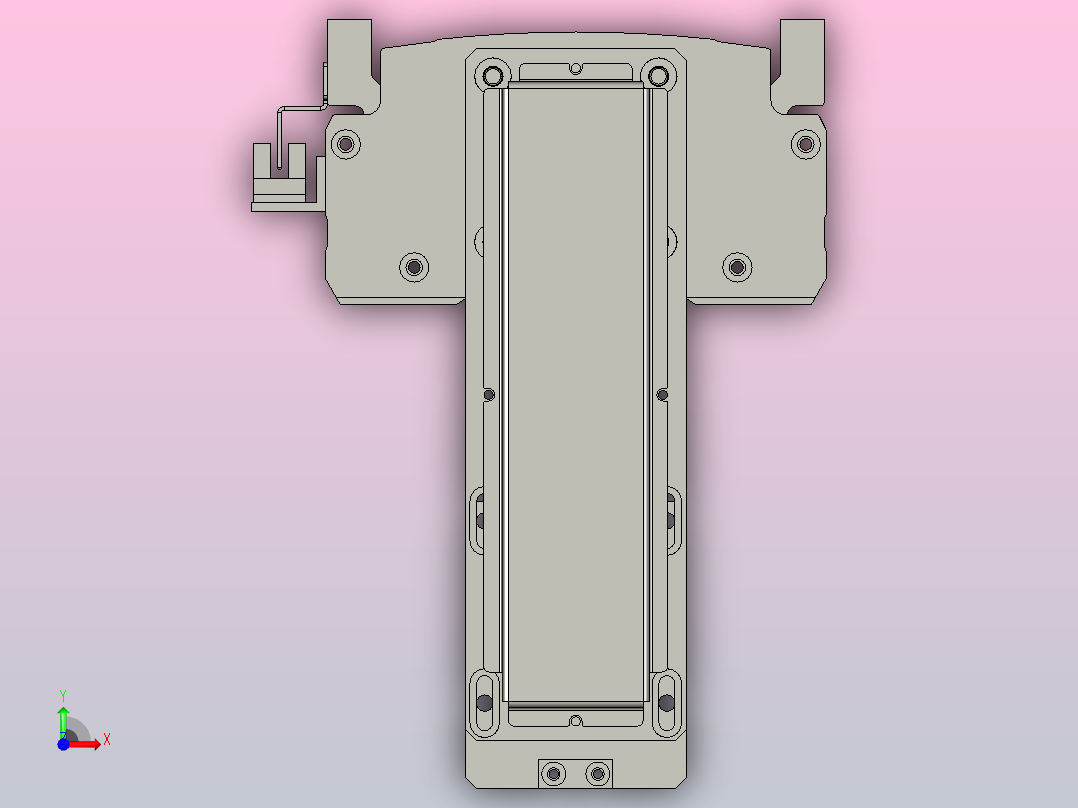 MT136BS半封闭丝杆滑台[MT136BS.L#.1450.BM.P40.C3]前视图