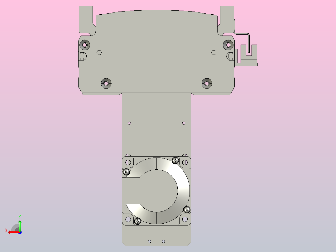MT136BS半封闭丝杆滑台[MT136BS.L#.1450.BM.P40.C3]后视图