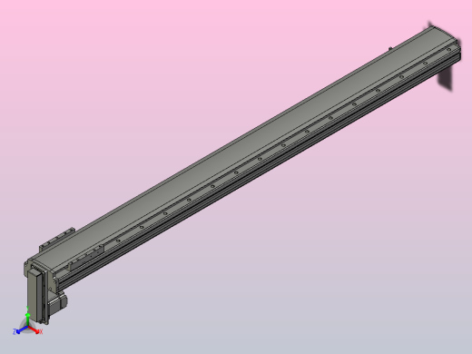 MT136BS半封闭丝杆滑台[MT136BS.L#.1450.BM.P40.C3]正等轴测缩略图