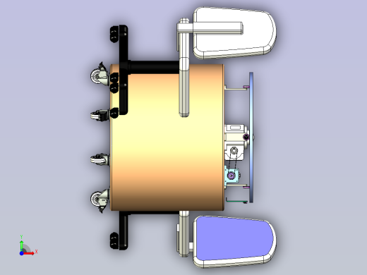 工业自动转动圆盘前视缩略图