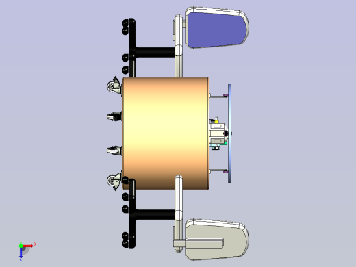 工业自动转动圆盘俯视缩略图