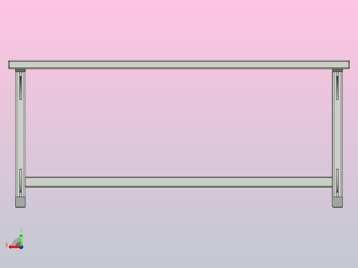 重型钢桌后视缩略图