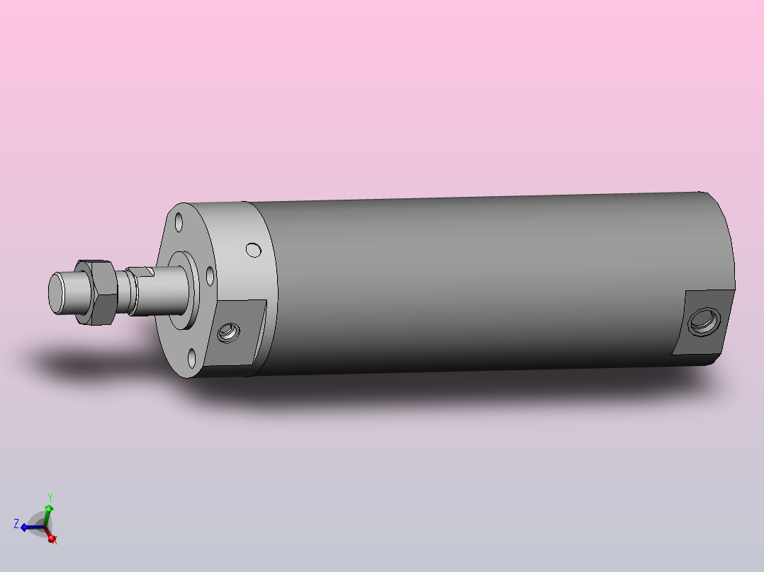气缸CG1BN80-175主视图
