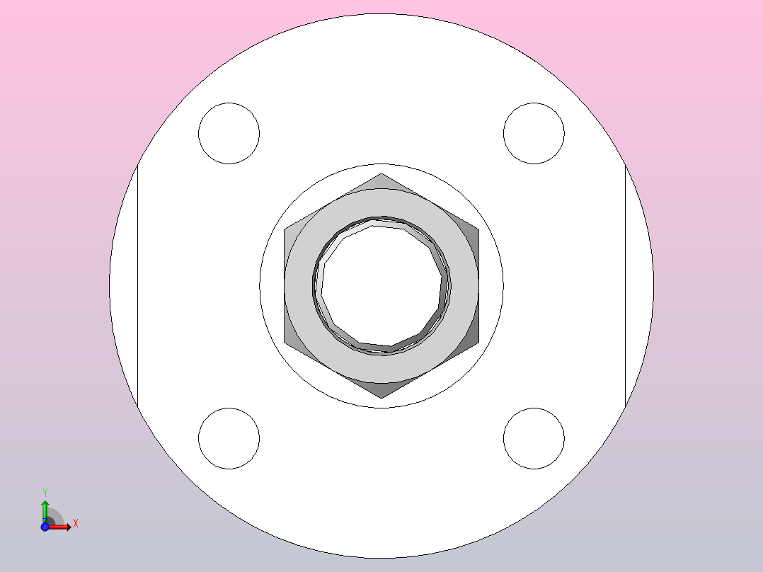气缸CG1BN80-175前视图
