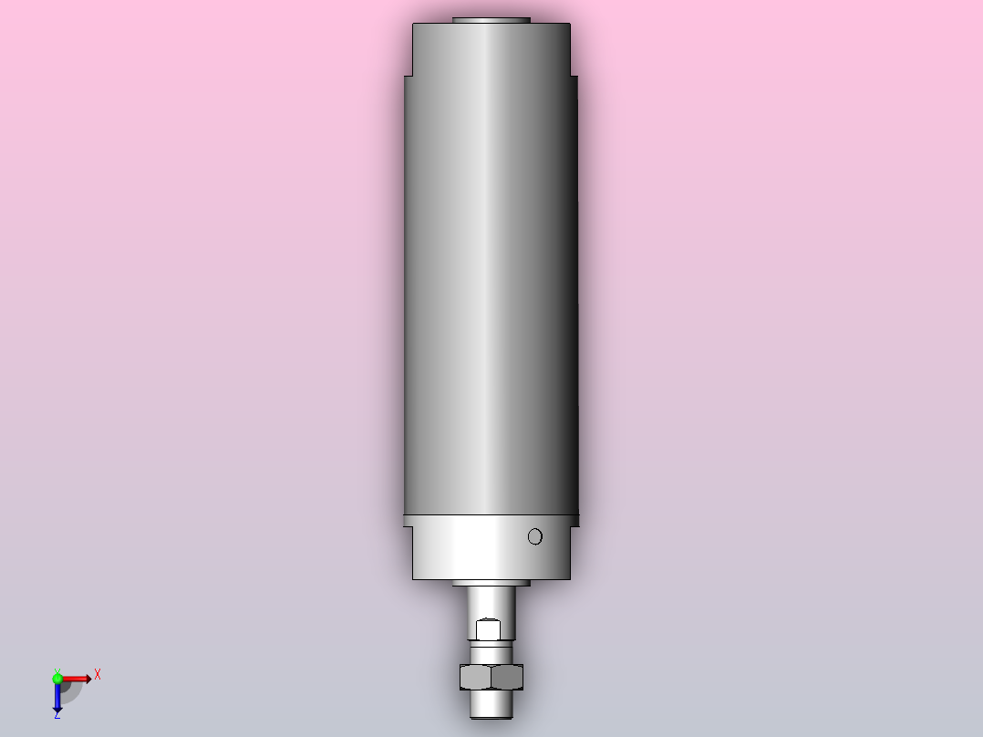 气缸CG1BN80-175俯视图