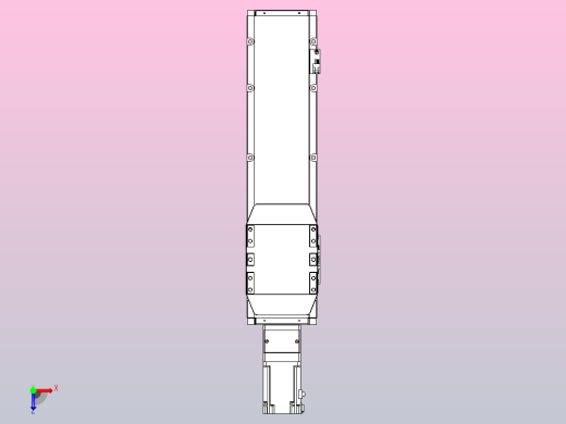 滚珠丝杠直线轴内置导轨TPA-GCR-150-2010C-L400-M-M75-N3俯视缩略图