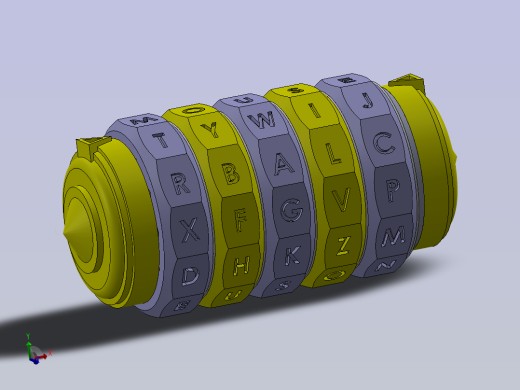 Cryptex达芬奇密码桶