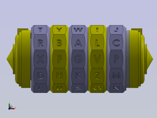 Cryptex达芬奇密码桶前视缩略图