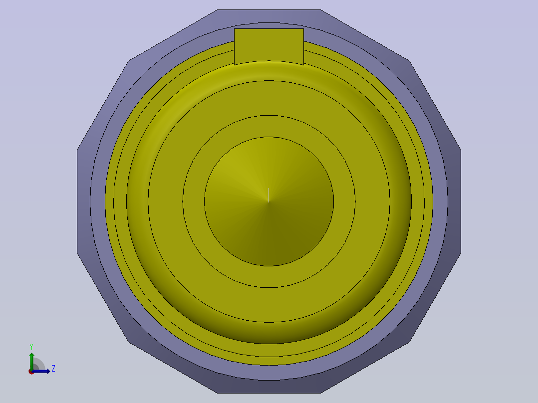Cryptex达芬奇密码桶左视图