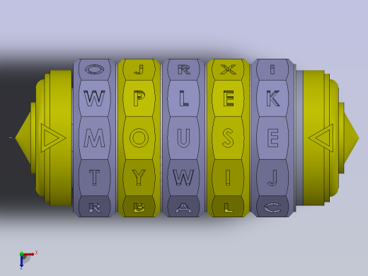 Cryptex达芬奇密码桶俯视缩略图