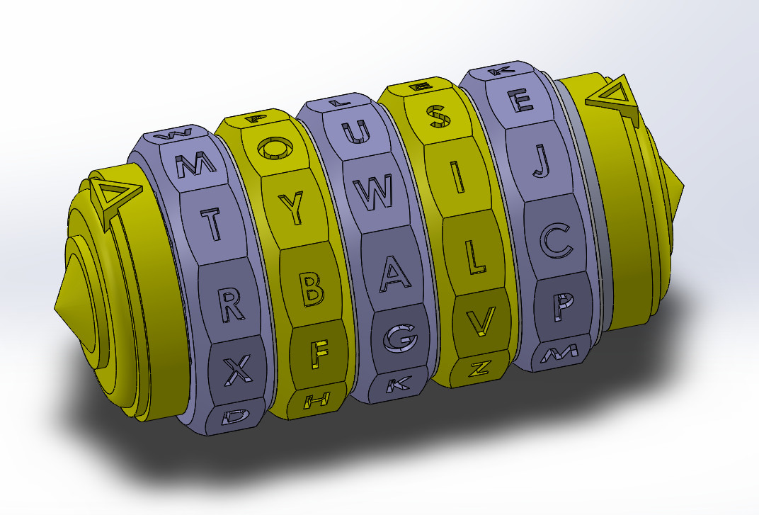 Cryptex达芬奇密码桶