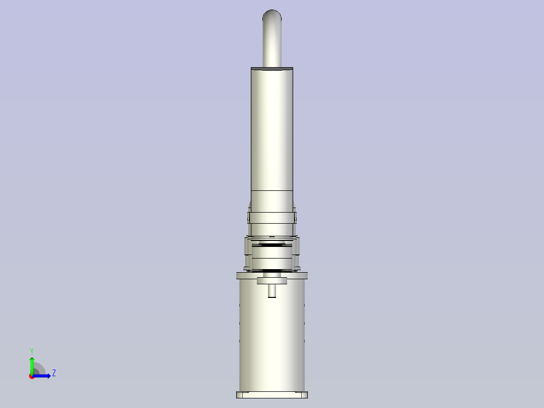 YK500XP_200_2_03机器人三维数模图纸左视图