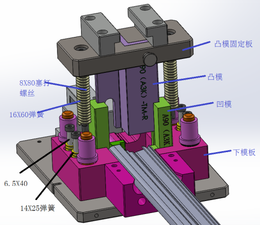 A3K-Z导槽冲切模 sw21缩略图