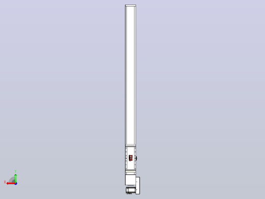 伺服电机集成皮带传动直线执行器TPA-OCB-140-256-L1650-MR-P75-N3后视缩略图
