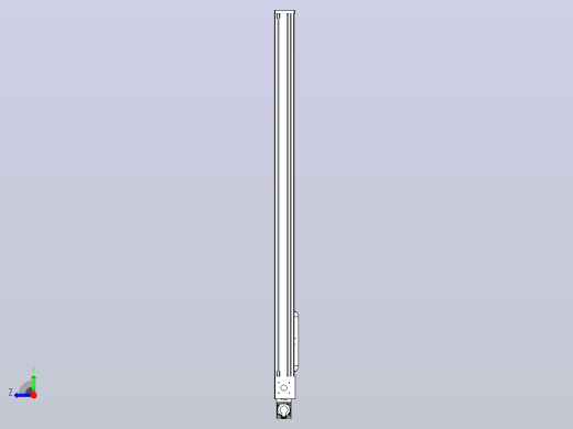 伺服电机集成皮带传动直线执行器TPA-OCB-140-256-L1650-MR-P75-N3右视缩略图