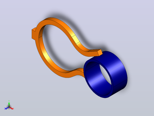 nl_pipe_holder.STEP正等轴测缩略图