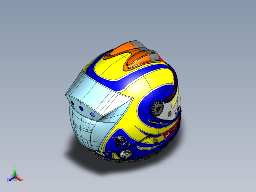 头盔CATIA V5 r21模型