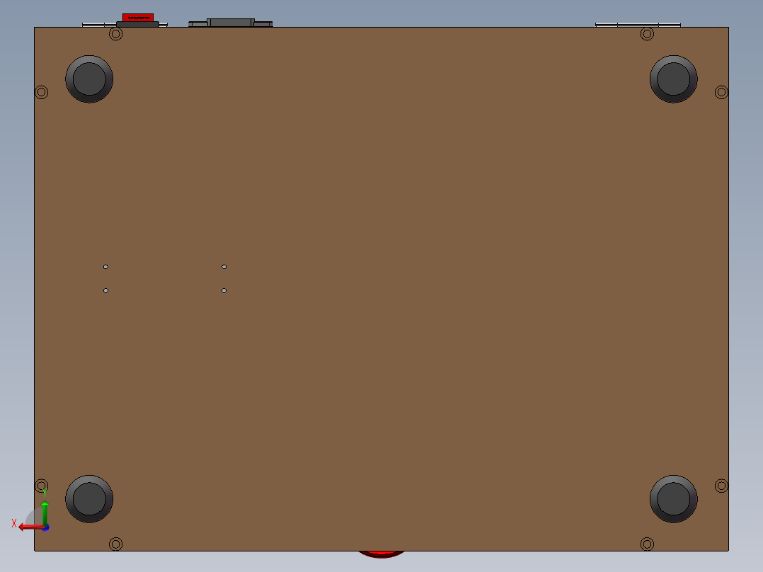 热熔治具后视图