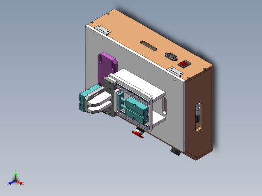 热熔治具正等轴测缩略图
