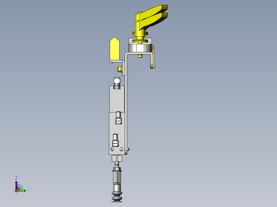 使用单轴驱动器进行转移前视图