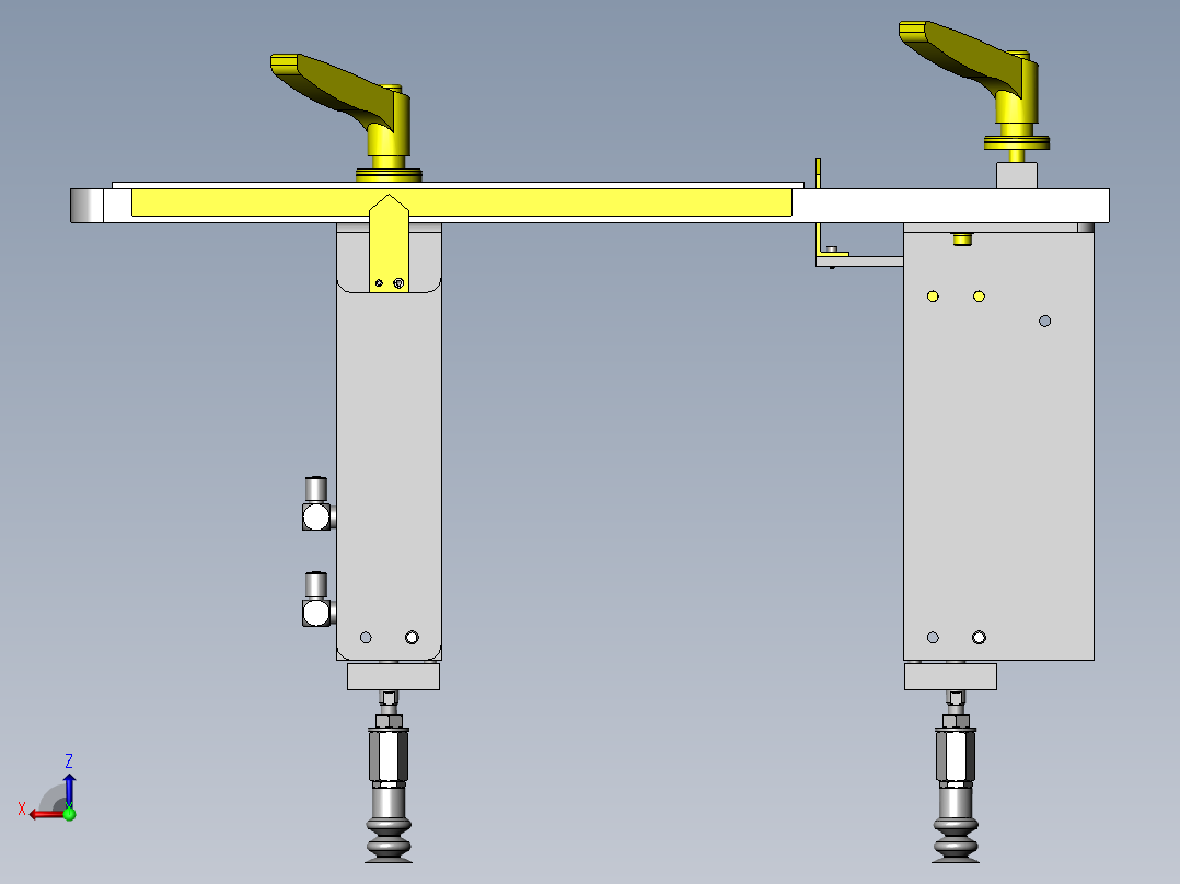 使用单轴驱动器进行转移右视图