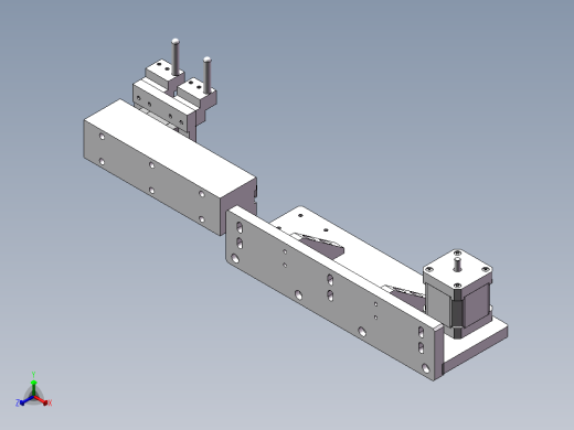 往复直线运动机构sw16可编辑正等轴测缩略图
