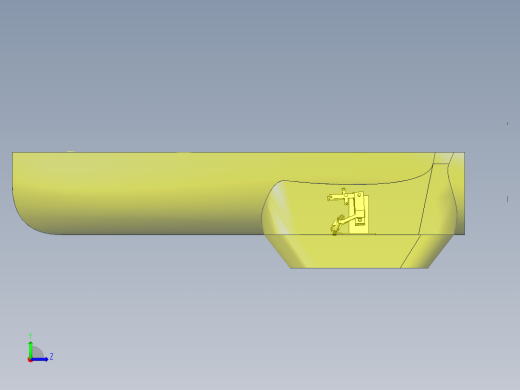 方向倾斜转向系统3D数模图纸 INVENTOR设计左视缩略图