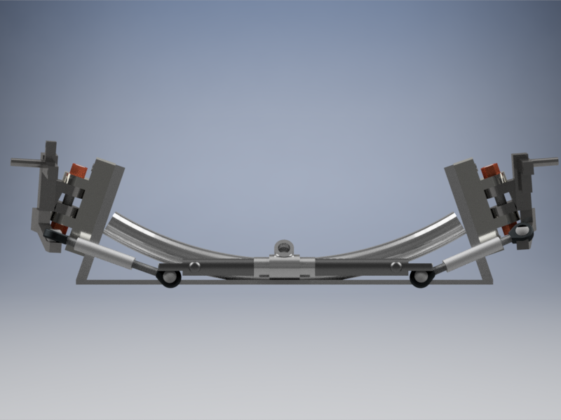 方向倾斜转向系统3D数模图纸 INVENTOR设计