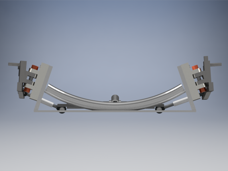 方向倾斜转向系统3D数模图纸 INVENTOR设计