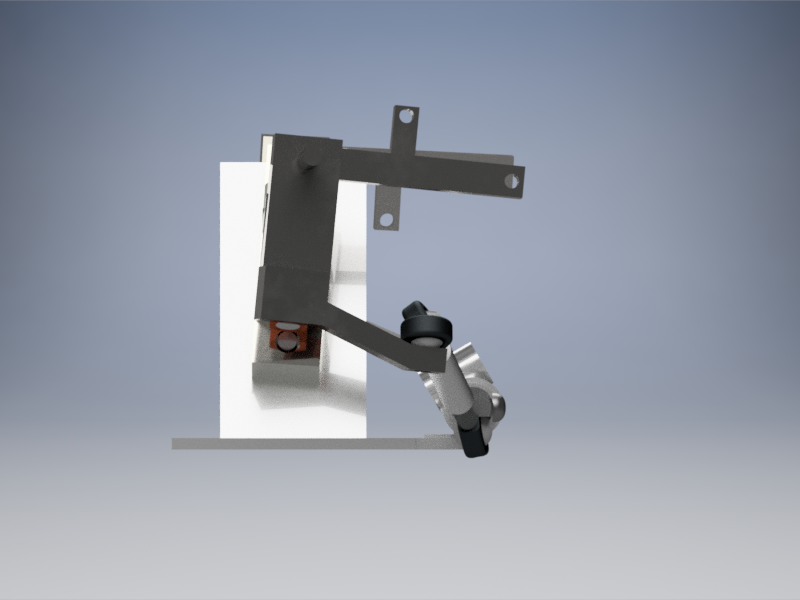 方向倾斜转向系统3D数模图纸 INVENTOR设计