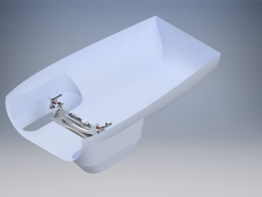 方向倾斜转向系统3D数模图纸 INVENTOR设计缩略图