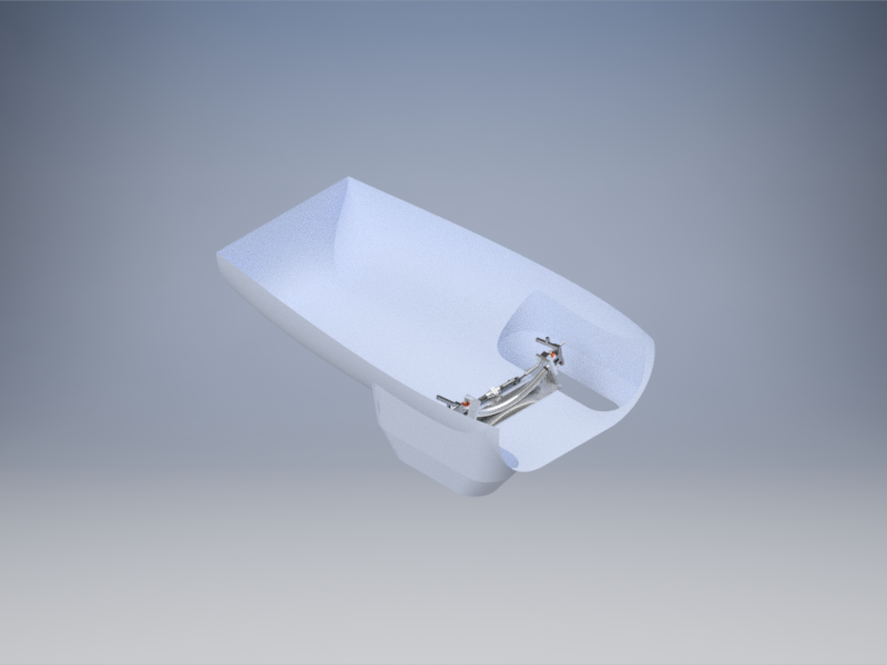 方向倾斜转向系统3D数模图纸 INVENTOR设计