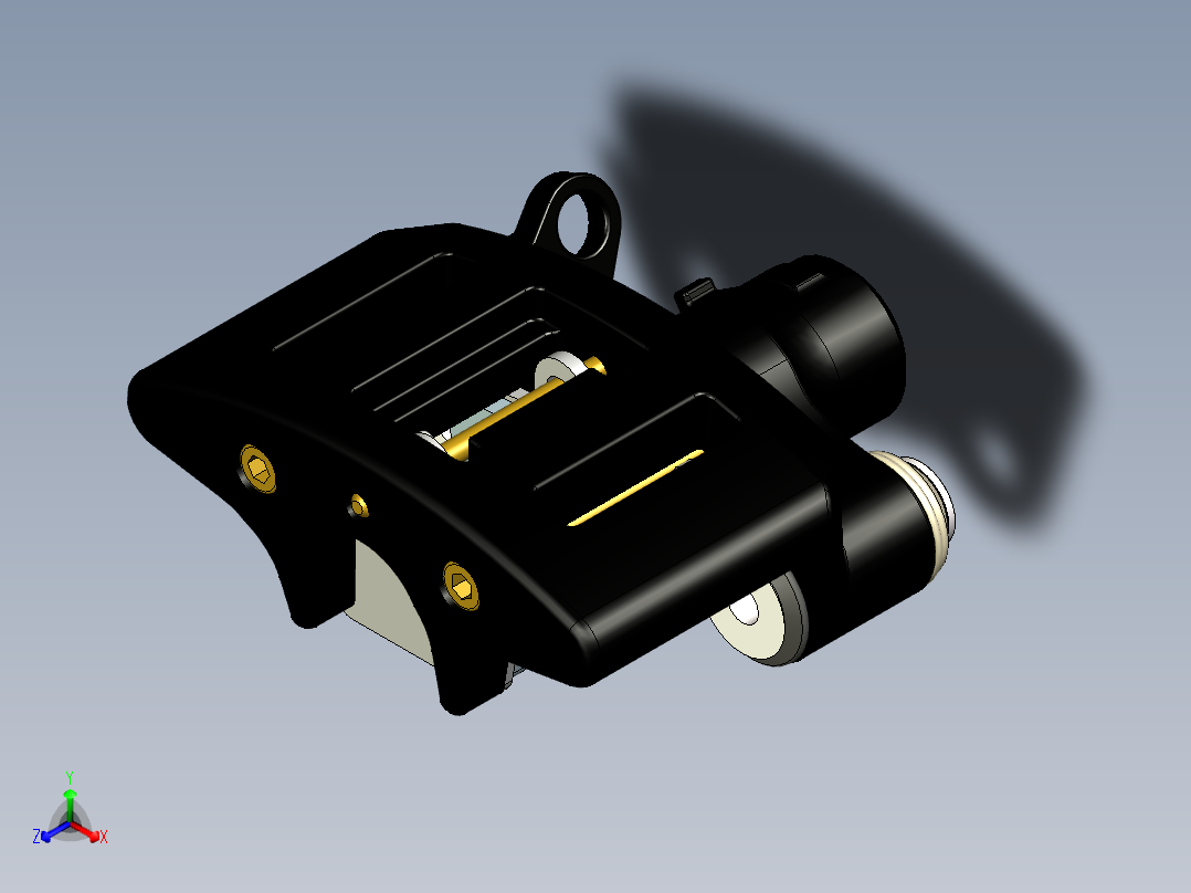 汽车配件轮毂卡钳设计