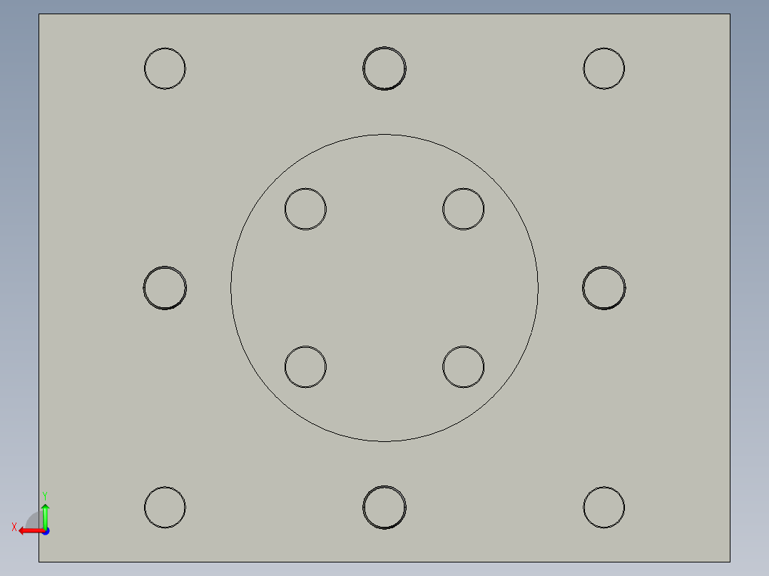 带金属嵌件的圆珠笔管注塑模后视图