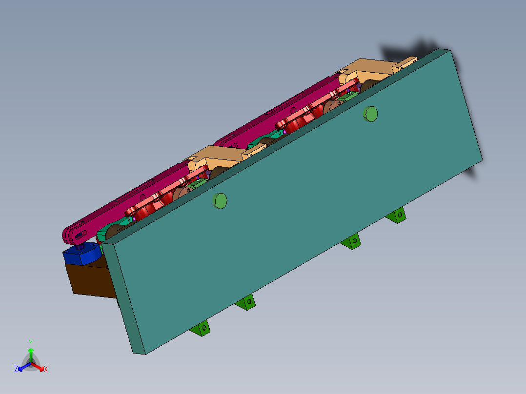 装配汽车发动机进气管的工装