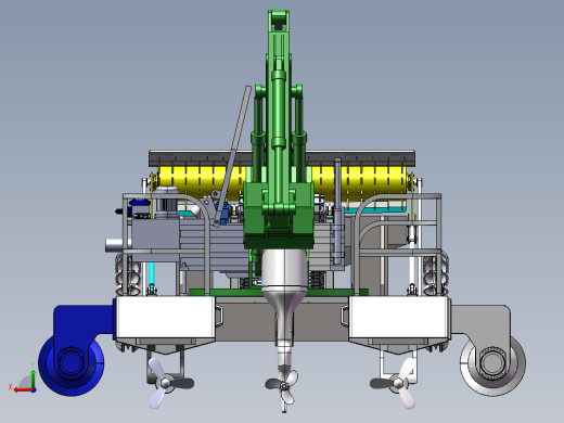 割草船后视缩略图