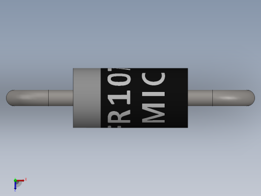 电容器 二极管 电阻器-Recovery Diode FR107俯视缩略图