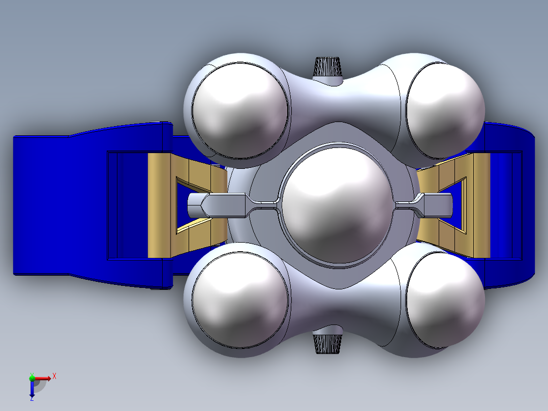 超酷手表俯视图