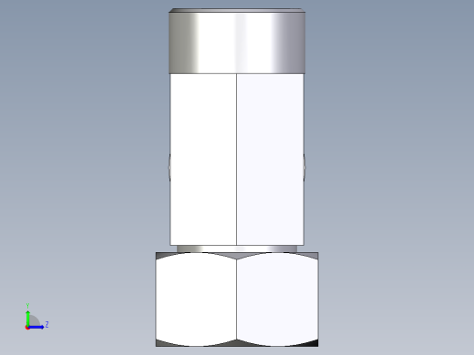 卡套式工业通用硬管接头EO_Swivel_nut_run_tee_EL30SOMDCF左视缩略图