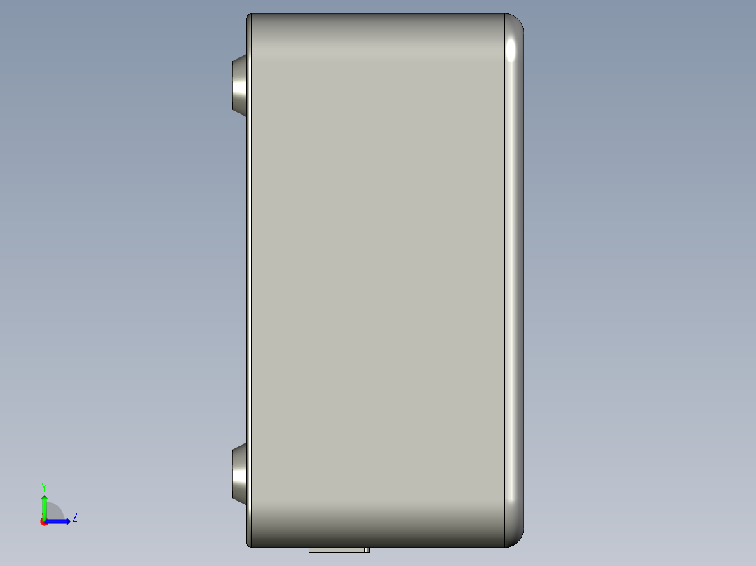 基恩士SJ-S020W_kc图纸模型左视图