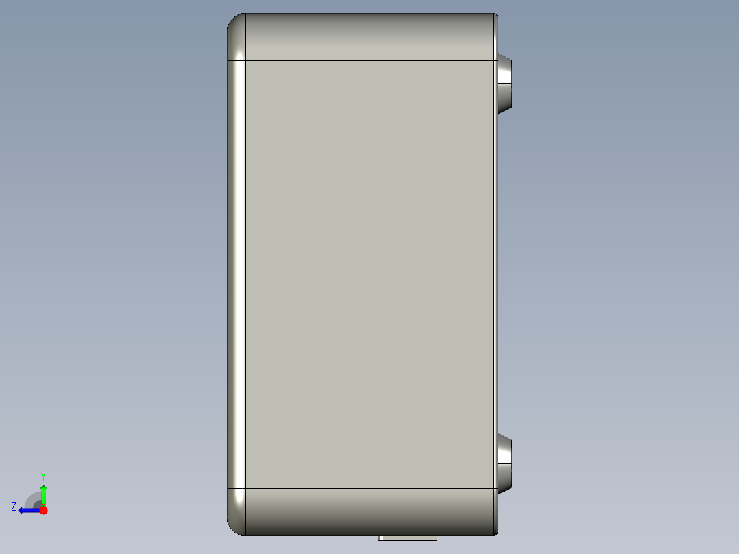 基恩士SJ-S020W_kc图纸模型右视图